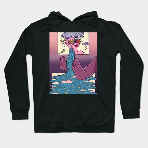 I'll Catch Your Tears Hoodie by DejaDoodlesArt